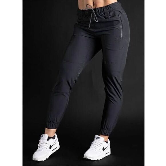 Flag nor Fail NWT Everyday Jogger Pants in Black Size Small - Picture 1 of 5